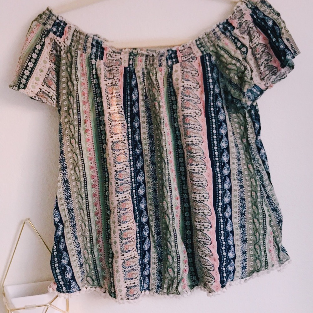 Off The Shoulder Peasant Top